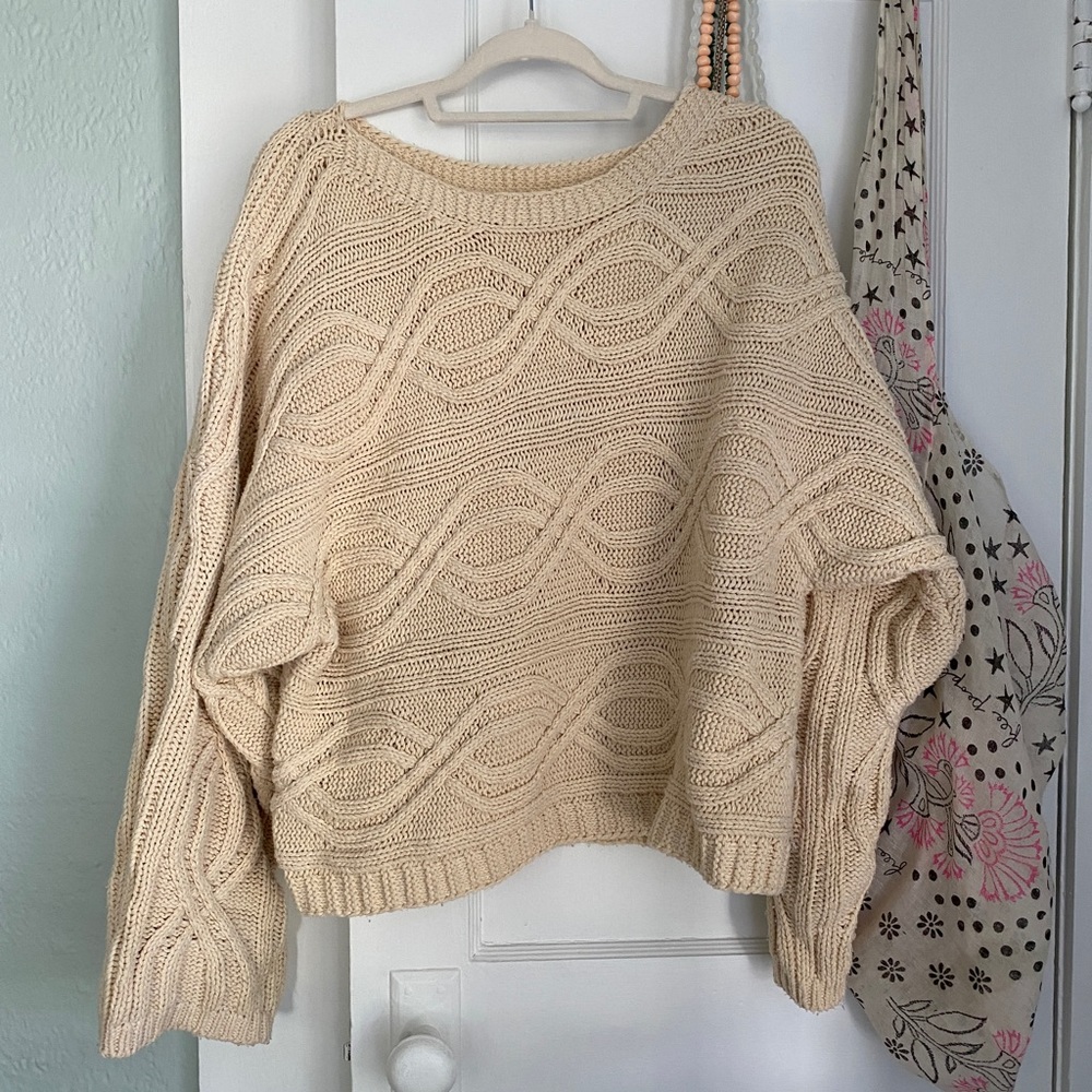 Chunky Cream Sweater